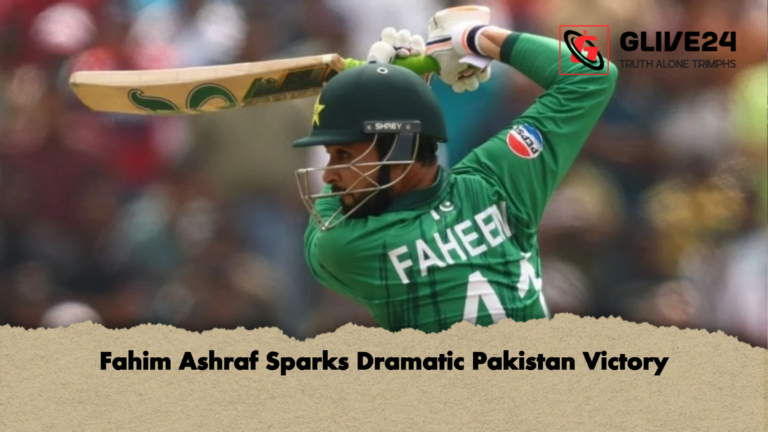 Fahim Ashraf Sparks Dramatic Pakistan Victory Fahim Ashraf Sparks Dramatic Pakistan Victory