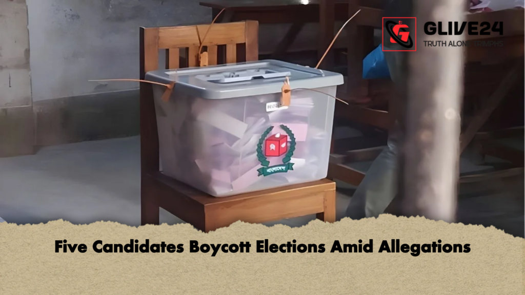 Five Candidates Boycott Elections Amid Allegations 3 Five Candidates Boycott Elections Amid Allegations Five Candidates Boycott Elections Amid Allegations