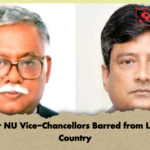 Former NU Vice Chancellors Barred from Leaving Country Former NU Vice-Chancellors Barred from Leaving Country