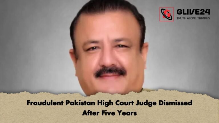 Fraudulent Pakistan High Court Judge Dismissed After Five Years Fraudulent Pakistan High Court Judge Dismissed After Five Years