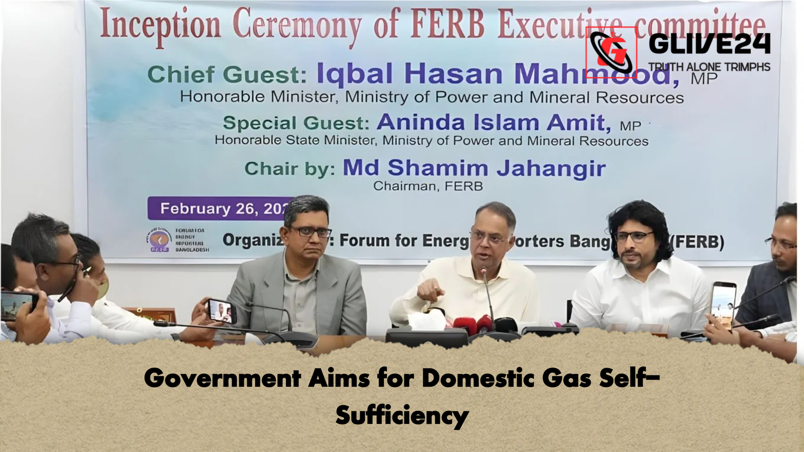 Government Aims for Domestic Gas Self Sufficiency Government Aims for Domestic Gas Self-Sufficiency