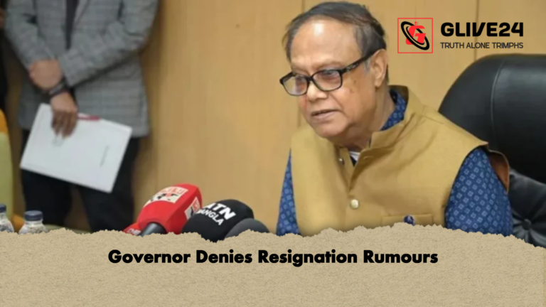 Governor Denies Resignation Rumours Governor Denies Resignation Rumours