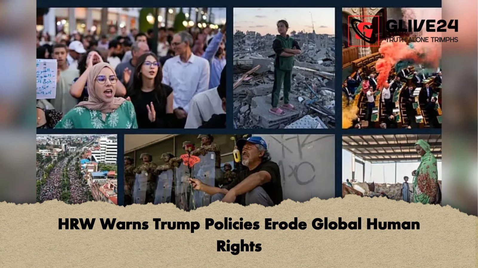 HRW Warns Trump Policies Erode Global Human Rights HRW Warns Trump Policies Erode Global Human Rights