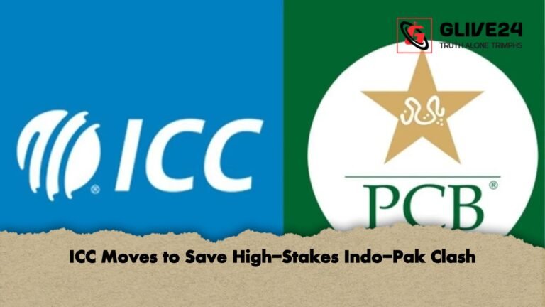 ICC Moves to Save High Stakes Indo Pak Clash ICC Moves to Save High-Stakes Indo-Pak Clash