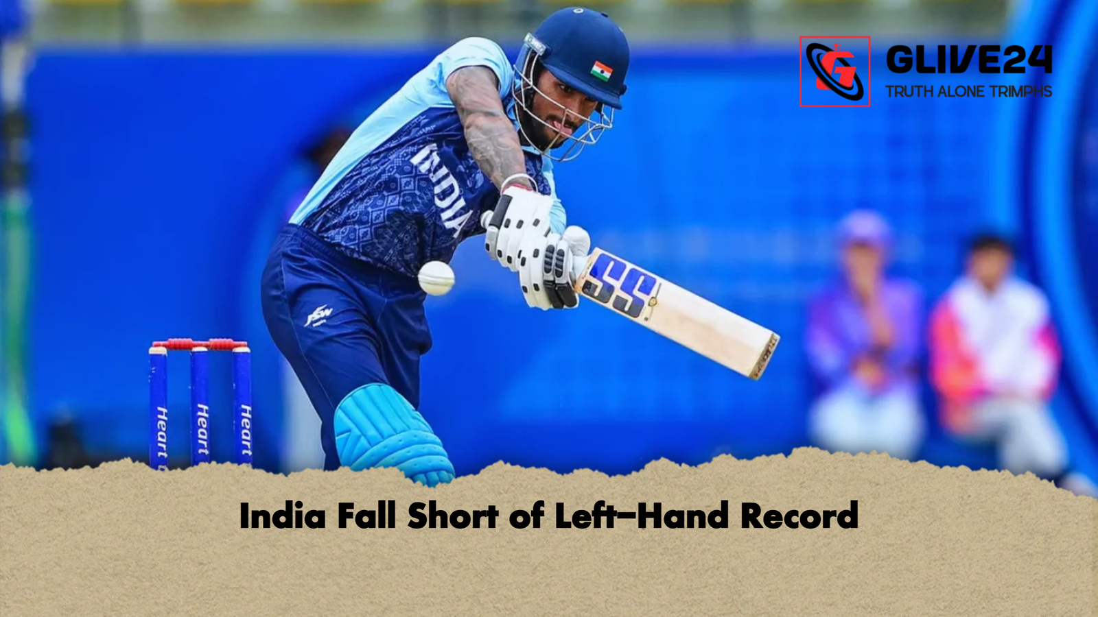 India Fall Short of Left Hand Record India Fall Short of Left-Hand Record