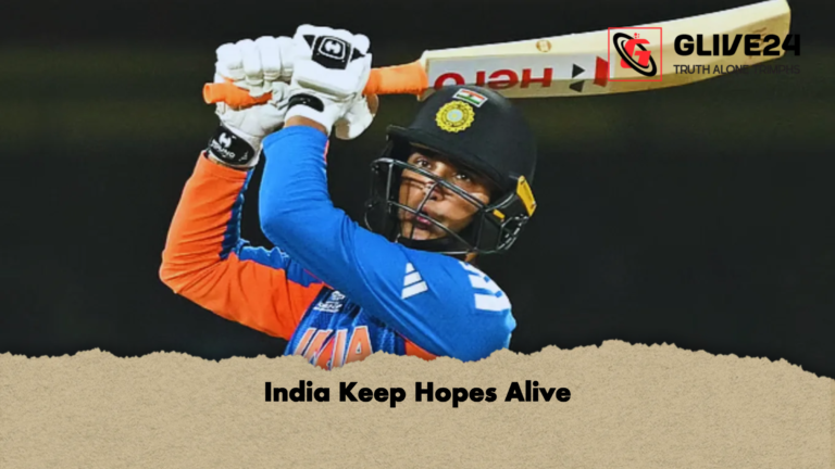 India Keep Hopes Alive India Keep Hopes Alive
