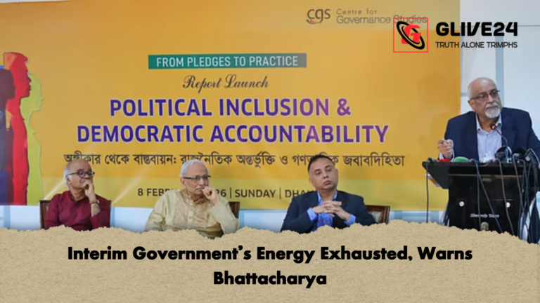 Interim Governments Energy Exhausted Warns Bhattacharya Interim Government’s Energy Exhausted, Warns Bhattacharya