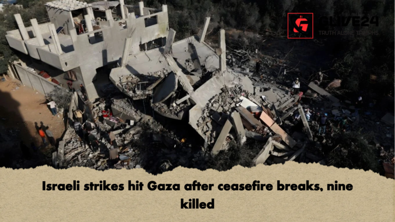 Israeli strikes hit Gaza after ceasefire breaks nine killed Israeli strikes hit Gaza after ceasefire breaks, nine killed