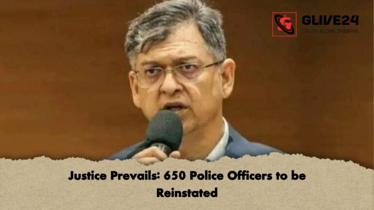 Justice Prevails 650 Police Officers to be Reinstated Justice Prevails: 650 Police Officers to be Reinstated