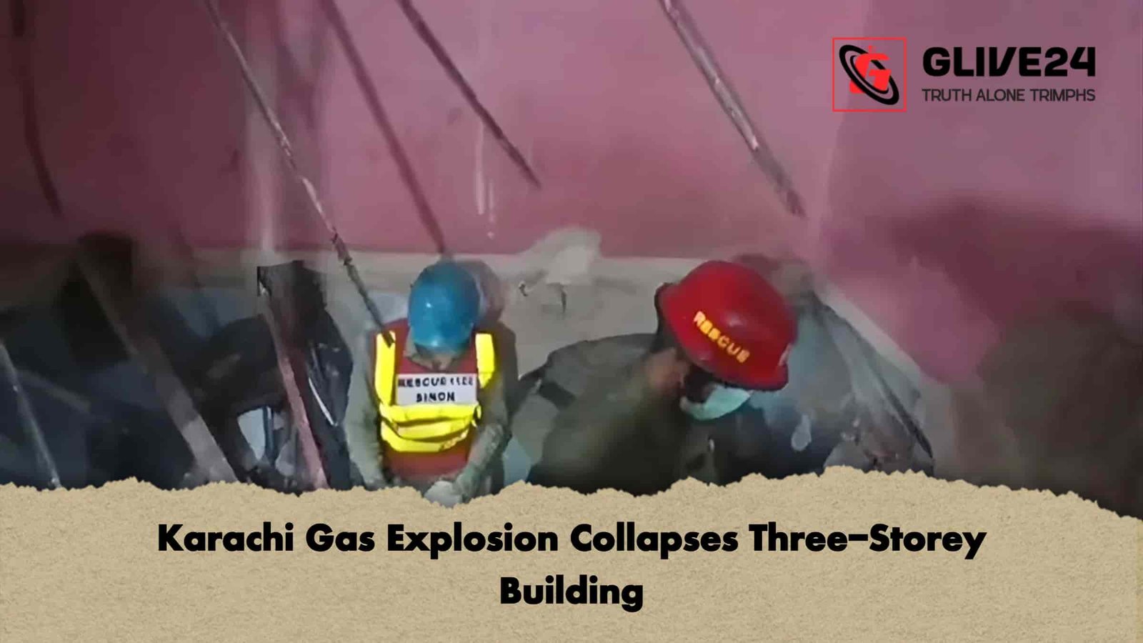 Karachi Gas Explosion Collapses Three-Storey Building 1 Karachi Gas Explosion Collapses Three-Storey Building