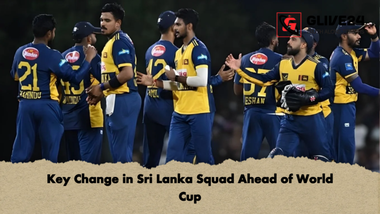 Key Change in Sri Lanka Squad Ahead of World Cup Key Change in Sri Lanka Squad Ahead of World Cup