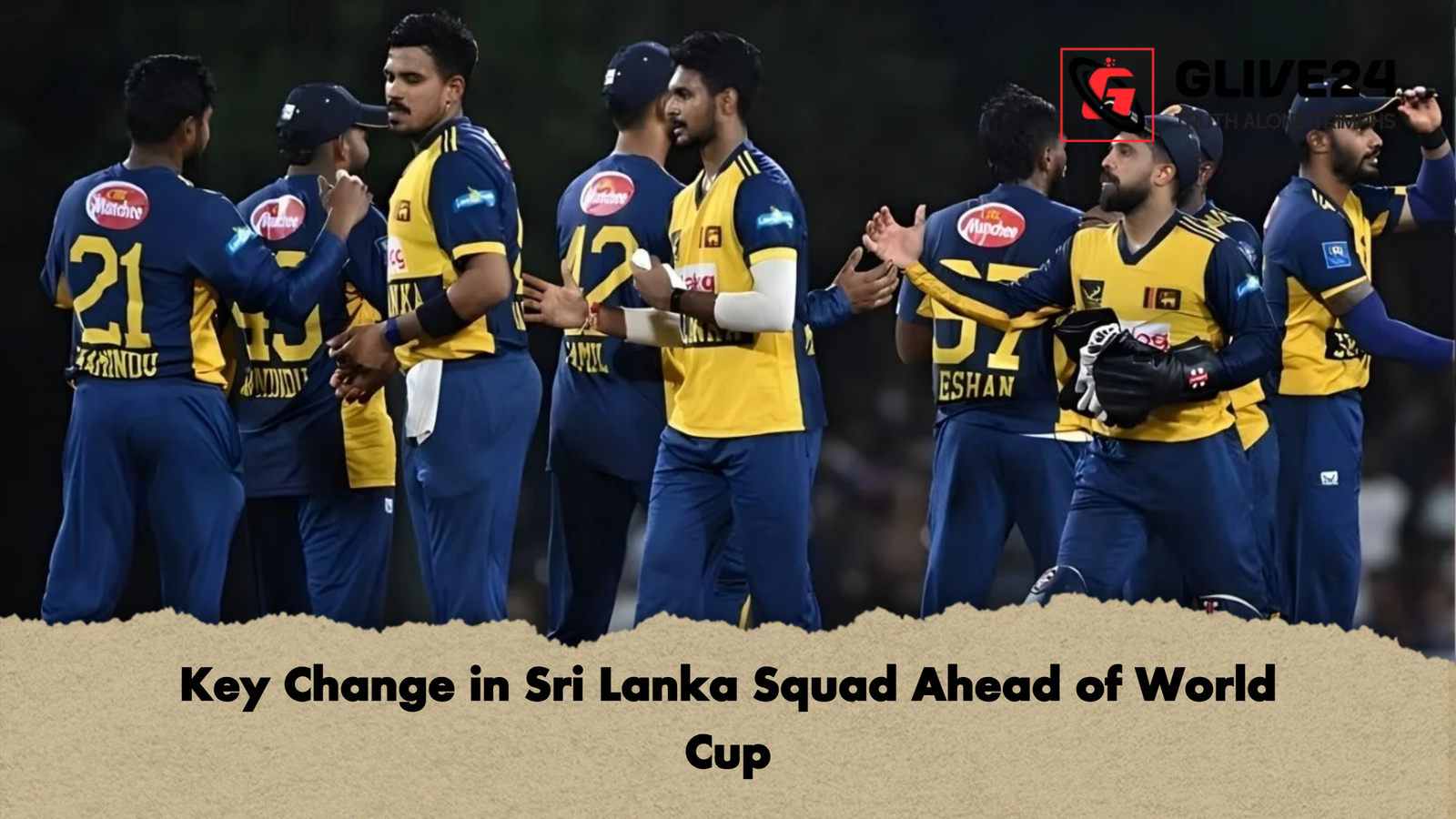 Key Change in Sri Lanka Squad Ahead of World Cup Key Change in Sri Lanka Squad Ahead of World Cup