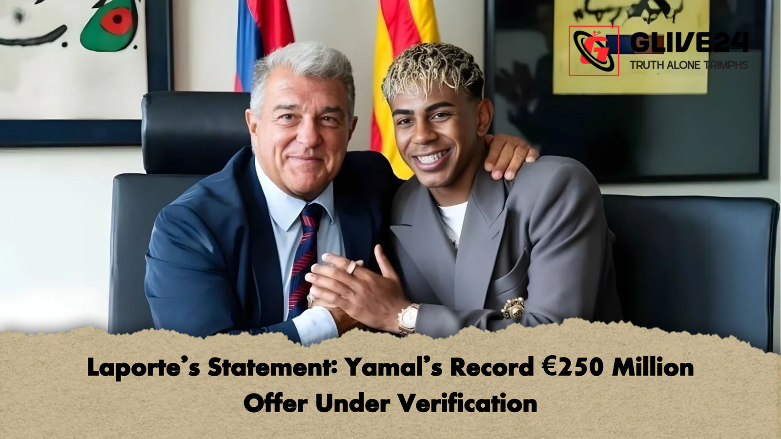 Laportes Statement Yamals Record E250 Million Offer Under Verification Laporte’s Statement: Yamal’s Record €250 Million Offer Under Verification