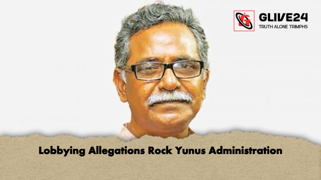 Lobbying Allegations Rock Yunus Administration Lobbying Allegations Rock Yunus Administration