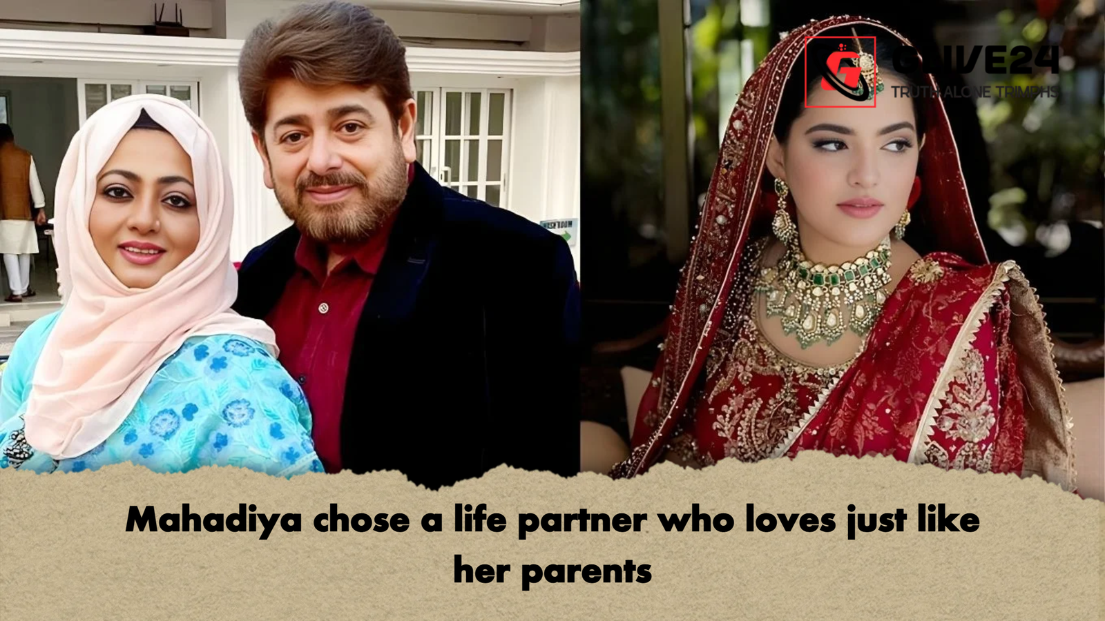 Mahadiya chose a life partner who loves just like her parents Mahadiya chose a life partner who loves just like her parents