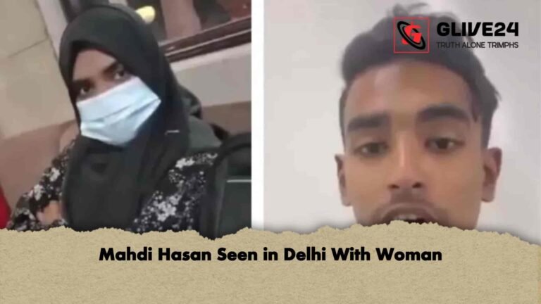 Mahdi Hasan Seen in Delhi With Woman