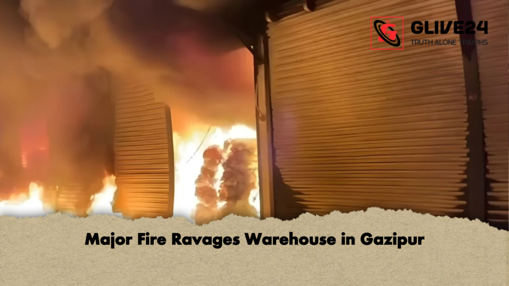 Major Fire Ravages Warehouse in Gazipur Major Fire Ravages Warehouse in Gazipur