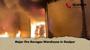 Major Fire Ravages Warehouse in Gazipur Major Fire Ravages Warehouse in Gazipur
