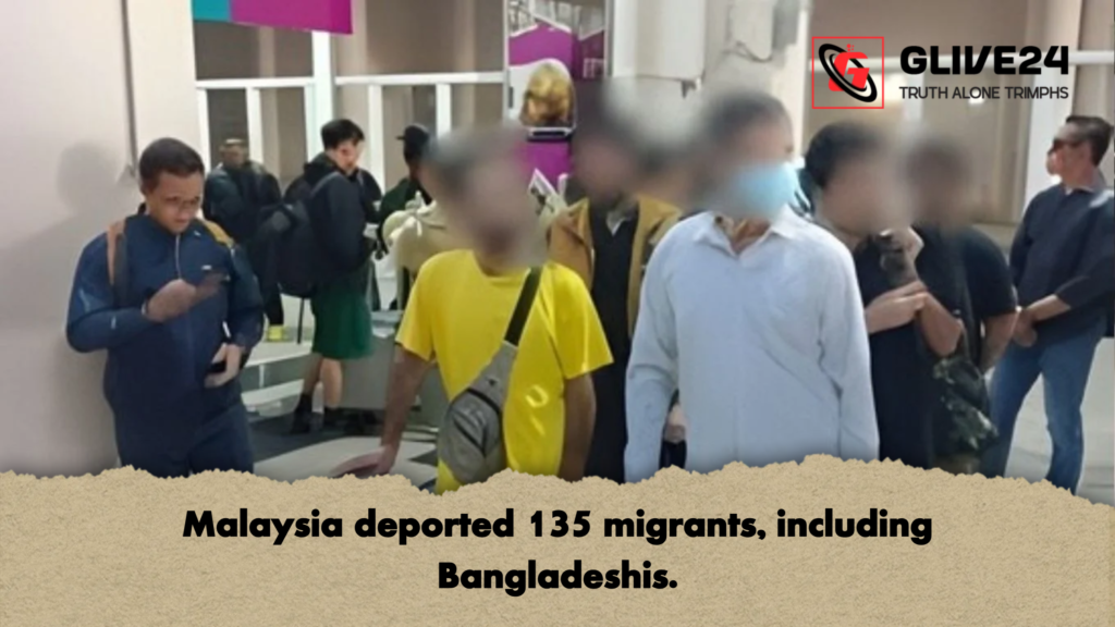 Malaysia deported 135 migrants, including Bangladeshis. 3 Malaysia deported 135 migrants including Bangladeshis Malaysia deported 135 migrants, including Bangladeshis.