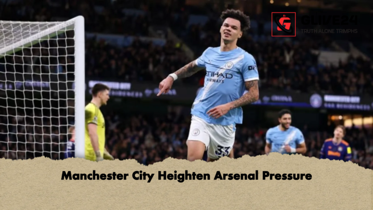 Manchester City Heighten Arsenal Pressure Manchester City Heighten Arsenal Pressure
