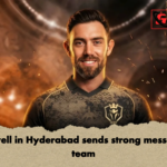 Maxwell in Hyderabad sends strong message to team Maxwell in Hyderabad sends strong message to team