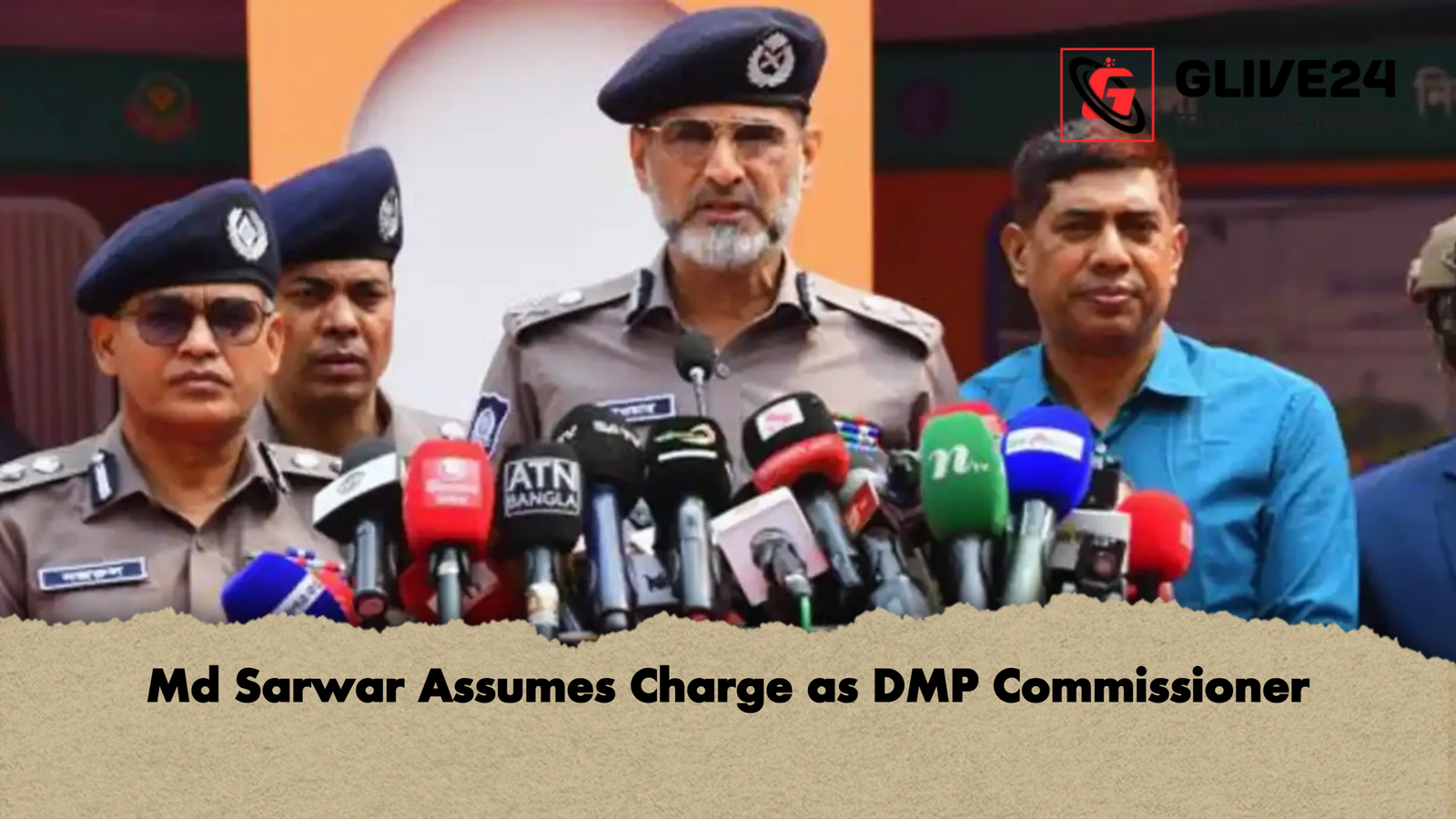Md Sarwar Assumes Charge as DMP Commissioner Md Sarwar Assumes Charge as DMP Commissioner