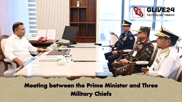 Meeting between the Prime Minister and Three Military Chiefs Meeting between the Prime Minister and Three Military Chiefs