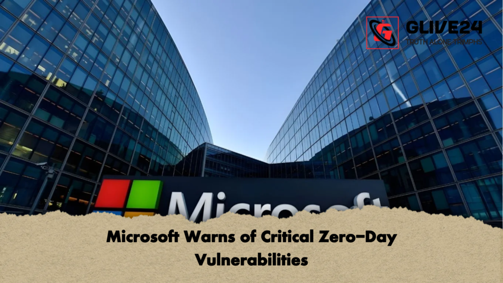 Microsoft Warns of Critical Zero Day Vulnerabilities Microsoft Warns of Critical Zero-Day Vulnerabilities