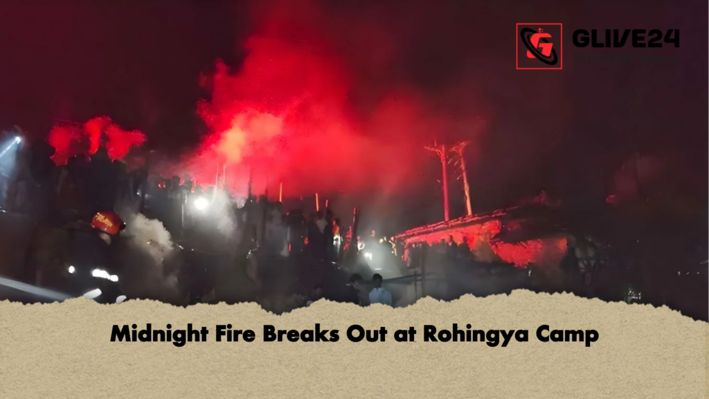 Midnight Fire Breaks Out at Rohingya Camp Midnight Fire Breaks Out at Rohingya Camp