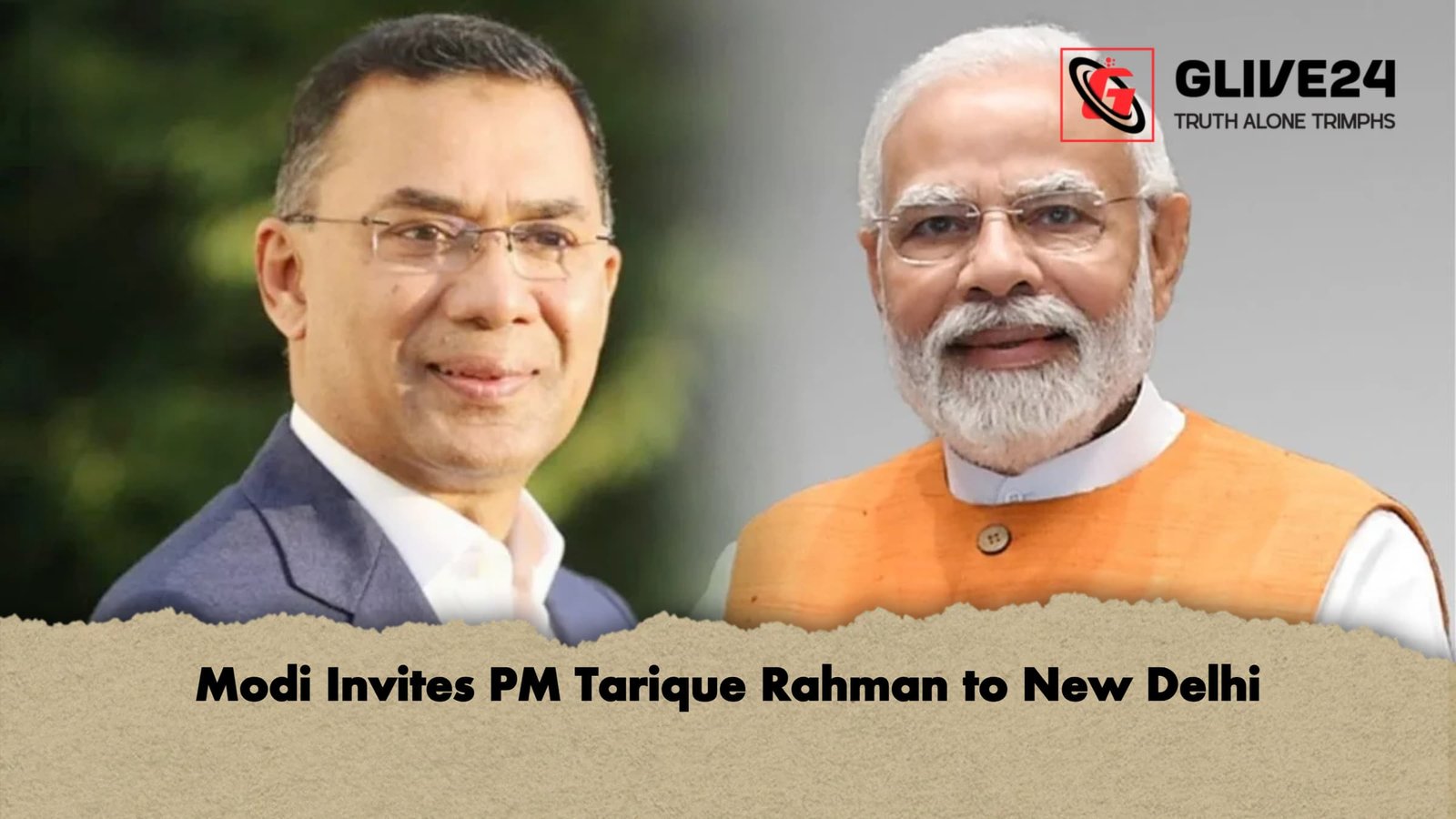 Modi Invites PM Tarique Rahman to New Delhi Modi Invites PM Tarique Rahman to New Delhi