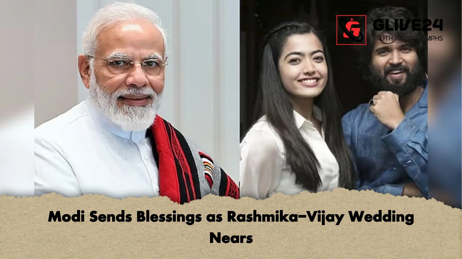 Modi Sends Blessings as Rashmika-Vijay Wedding Nears 1 Modi Sends Blessings as Rashmika Vijay Wedding Nears Modi Sends Blessings as Rashmika-Vijay Wedding Nears