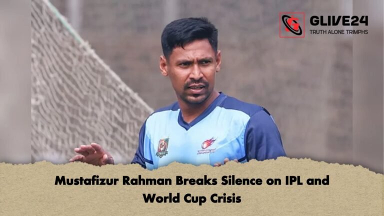 Mustafizur Rahman Breaks Silence on IPL and World Cup Crisis Mustafizur Rahman Breaks Silence on IPL and World Cup Crisis