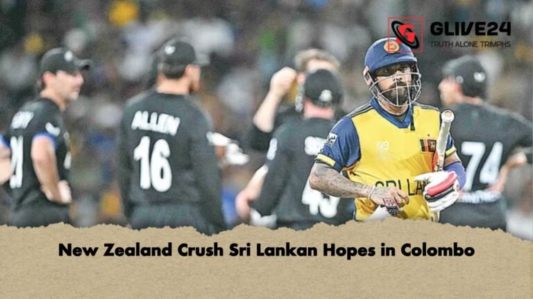 New Zealand Crush Sri Lankan Hopes in Colombo New Zealand Crush Sri Lankan Hopes in Colombo