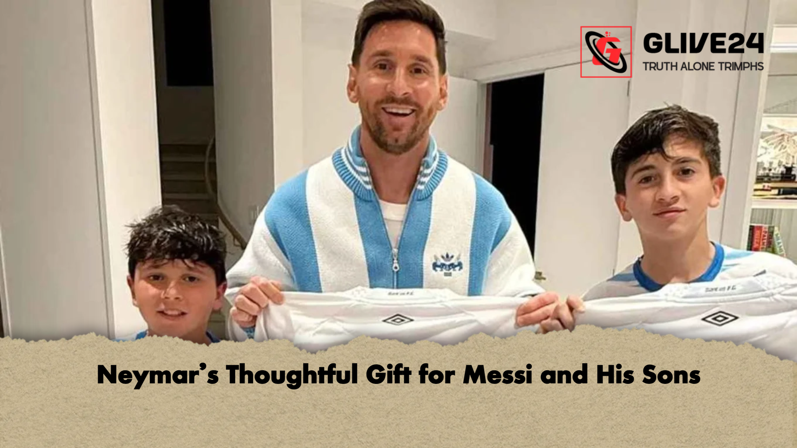 Neymars Thoughtful Gift for Messi and His Sons Neymar’s Thoughtful Gift for Messi and His Sons