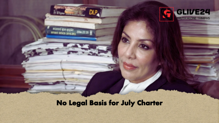 No Legal Basis for July Charter No Legal Basis for July Charter