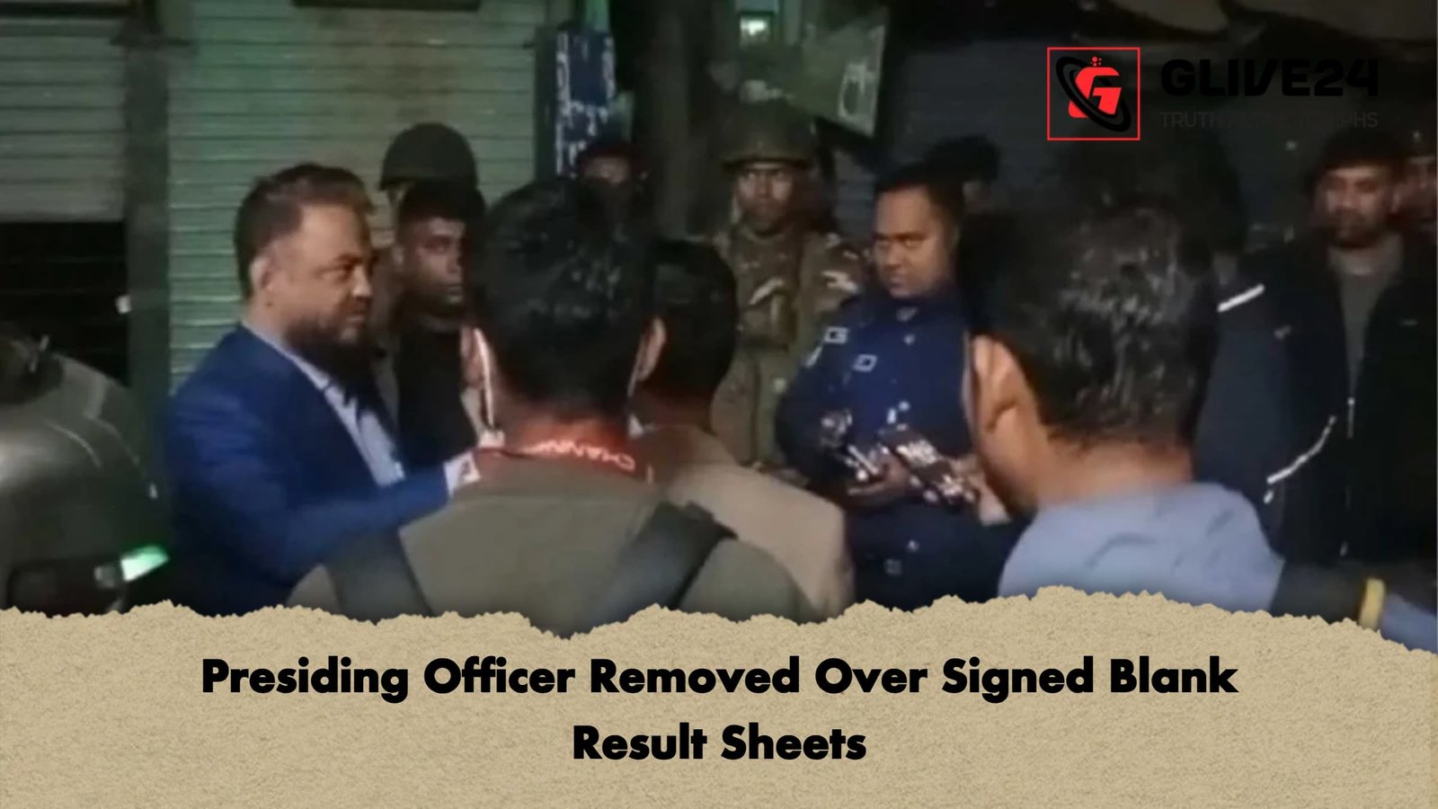 Presiding Officer Removed Over Signed Blank Result Sheets Presiding Officer Removed Over Signed Blank Result Sheets