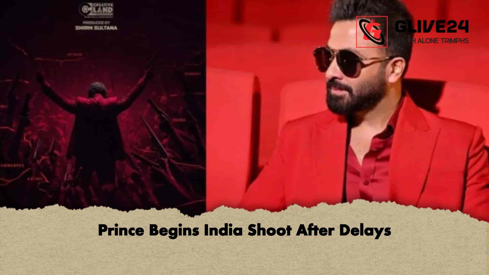 Prince Begins India Shoot After Delays 1 Prince Begins India Shoot After Delays