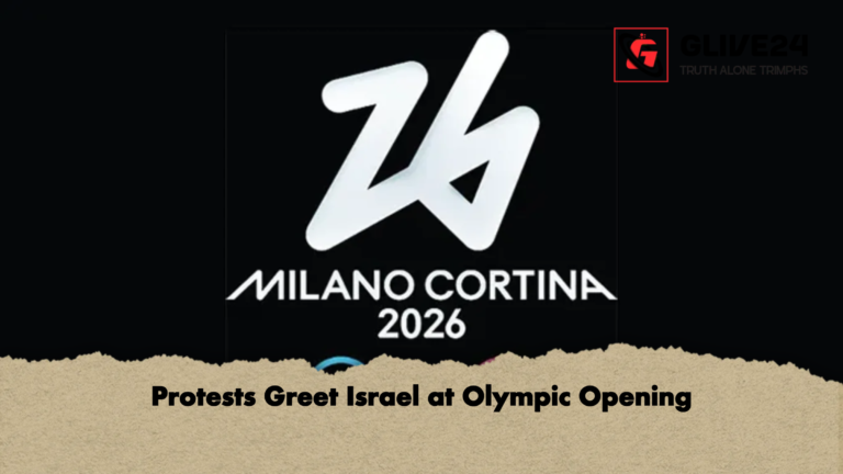 Protests Greet Israel at Olympic Opening Protests Greet Israel at Olympic Opening