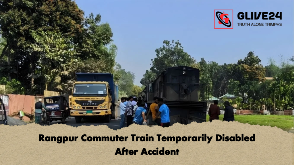 Rangpur Commuter Train Temporarily Disabled After Accident Rangpur Commuter Train Temporarily Disabled After Accident