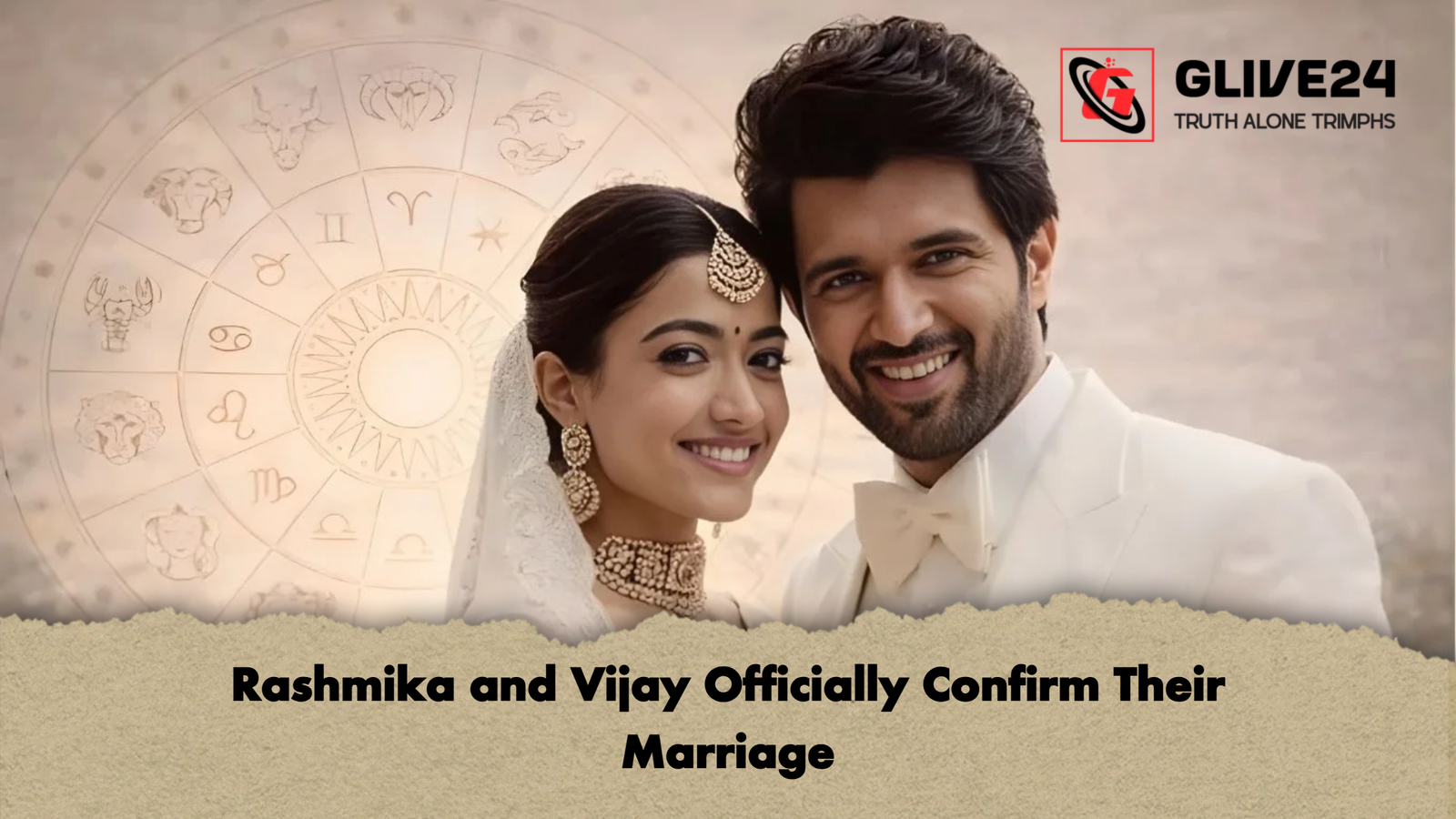 Rashmika and Vijay Officially Confirm Their Marriage Rashmika and Vijay Officially Confirm Their Marriage