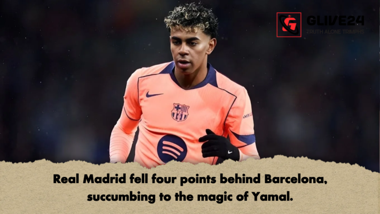 Real Madrid fell four points behind Barcelona succumbing to the magic of Yamal Real Madrid fell four points behind Barcelona, succumbing to the magic of Yamal.