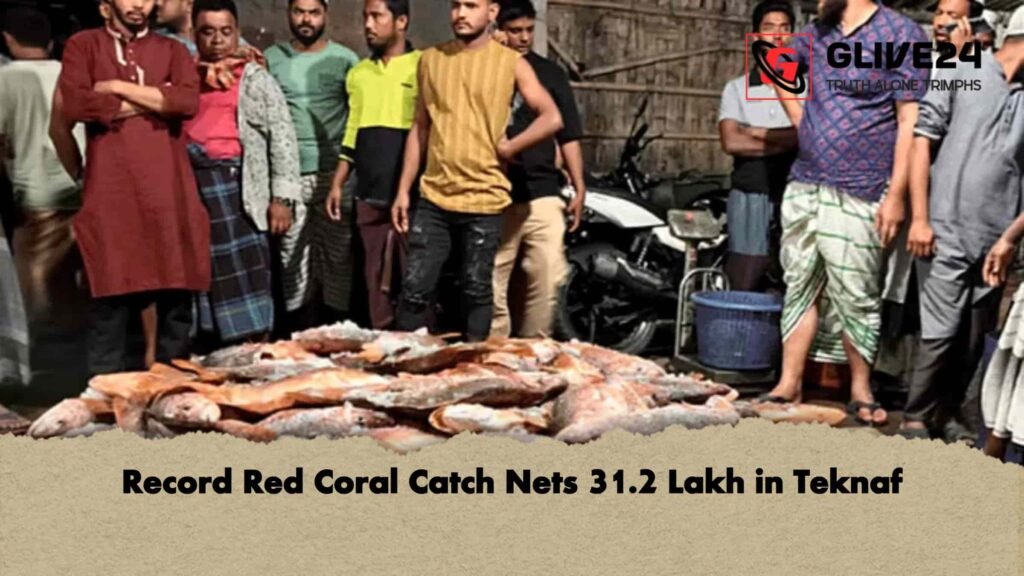Record Red Coral Catch Nets 31.2 Lakh in Teknaf