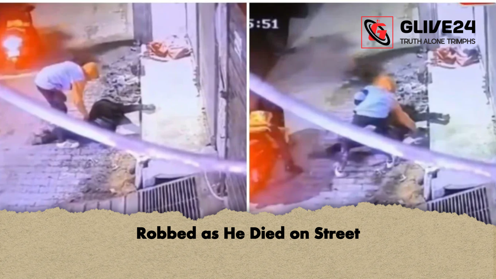 Robbed as He Died on Street 1 Robbed as He Died on Street Robbed as He Died on Street