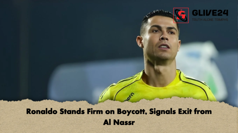 Ronaldo Stands Firm on Boycott Signals Exit from Al Nassr Ronaldo Stands Firm on Boycott, Signals Exit from Al Nassr
