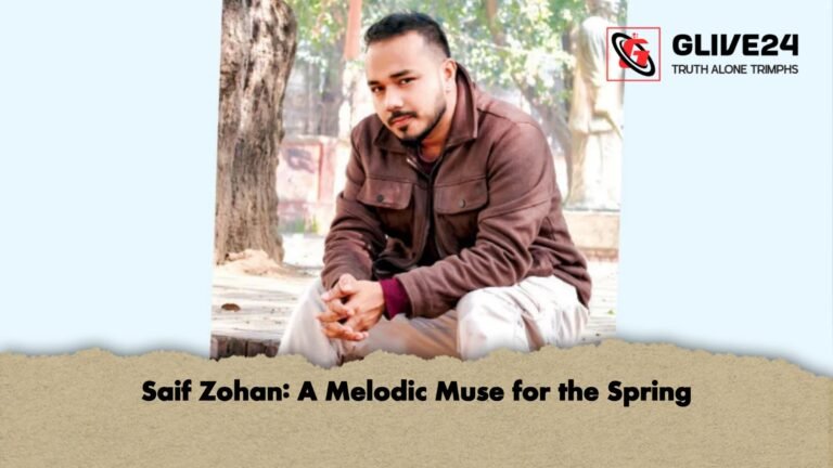 Saif Zohan A Melodic Muse for the Spring Saif Zohan: A Melodic Muse for the Spring