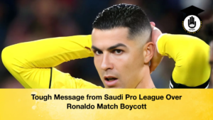 Saudi Pro League Takes Firm Stand on Ronaldo Match Boycott Saudi Pro League Takes Firm Stand on Ronaldo Match Boycott