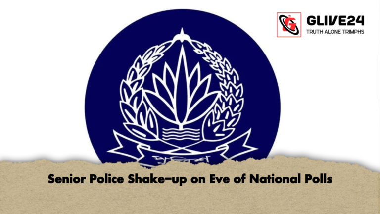 Senior Police Shake up on Eve of National Polls Senior Police Shake-up on Eve of National Polls