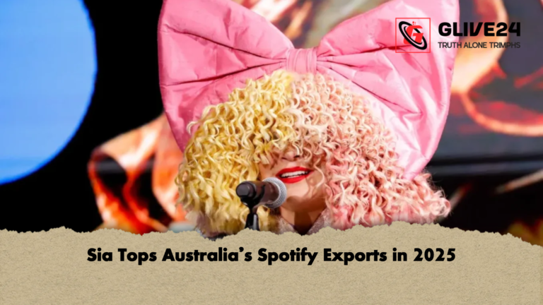 Sia Tops Australias Spotify Exports in 2025 Sia Tops Australia’s Spotify Exports in 2025
