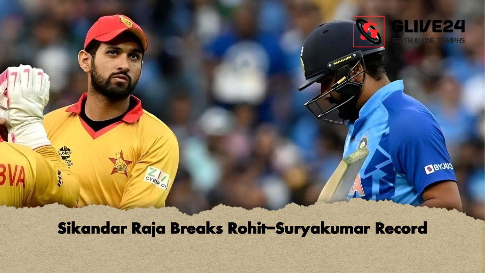 Sikandar Raja Breaks Rohit Suryakumar Record Sikandar Raja Breaks Rohit-Suryakumar Record