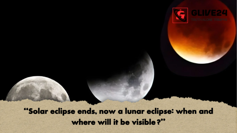 Solar eclipse ends now a lunar eclipse when and where will it be visible "Solar eclipse ends, now a lunar eclipse: when and where will it be visible?"